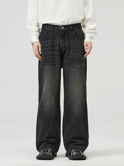 Men's Full Size Wide-Leg Jeans Plus Size - Tigbul's Variety Fashion Shop