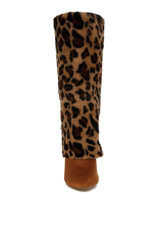 Everglade Fold-Over Calf-High Boots - Tigbul's Variety Fashion Shop