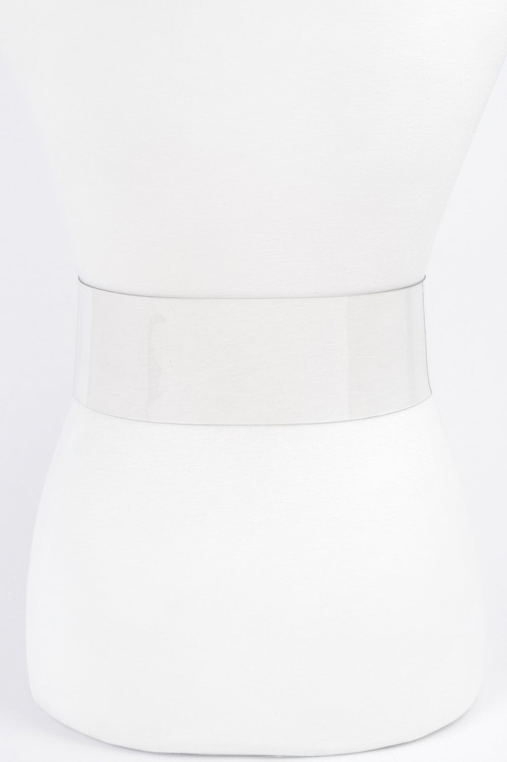 Clear plus-size belt band, one size