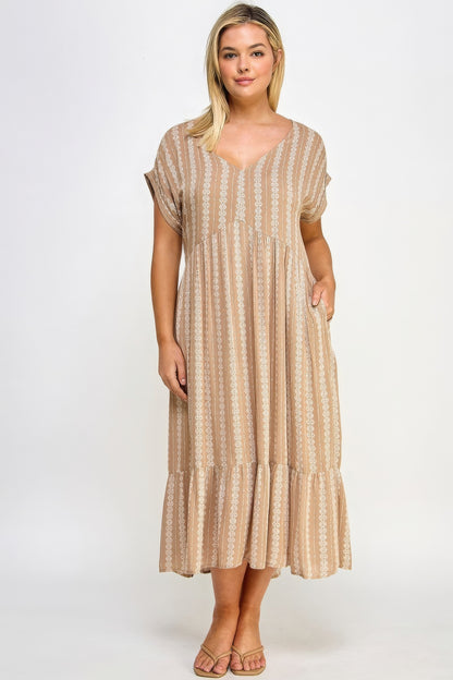 Boho Maxi Dress W/ Slip - Tigbul's Variety Fashion Shop