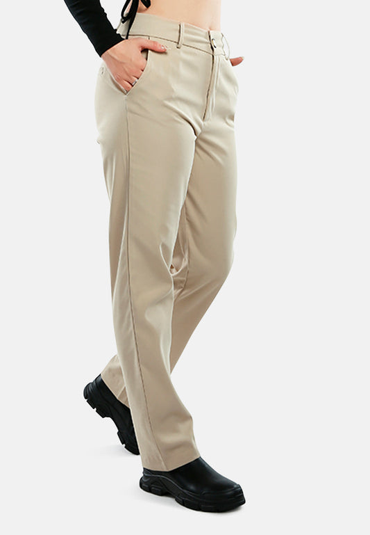 Boot Cut High Waist Pants - Tigbul's Variety Fashion Shop