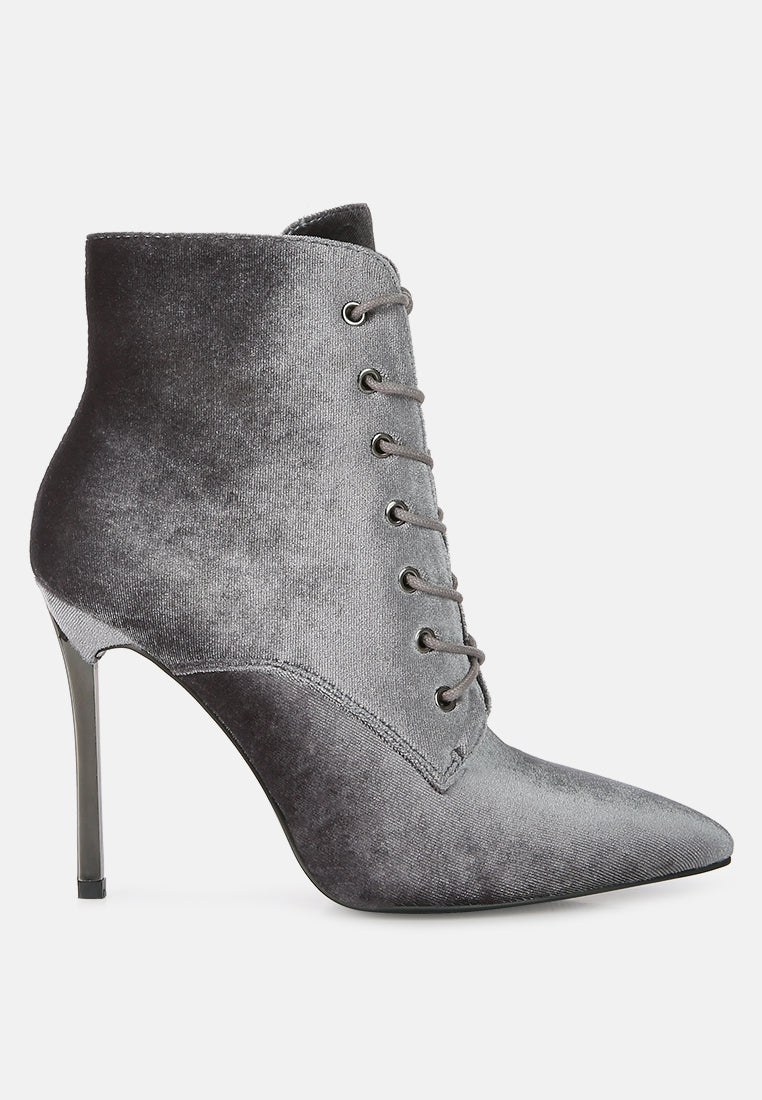 Bornsta Velvet High Heeled Velvet Boots - Tigbul's Variety Fashion Shop