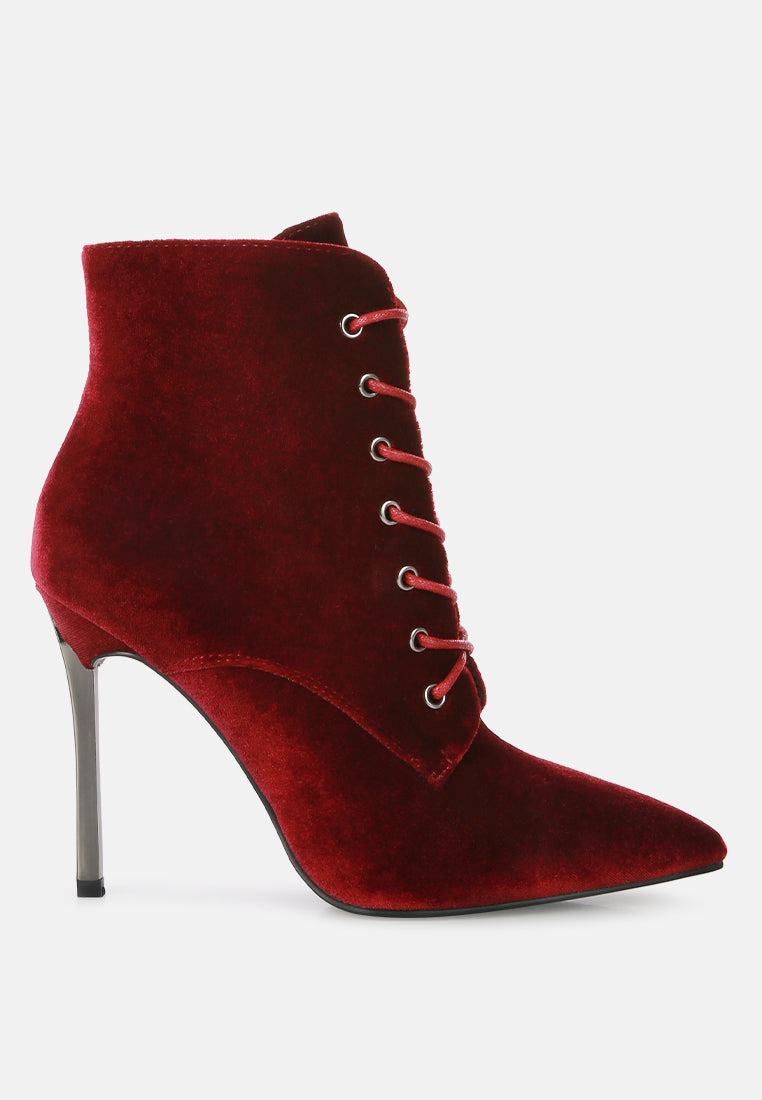 Bornsta Velvet High Heeled Velvet Boots - Tigbul's Variety Fashion Shop