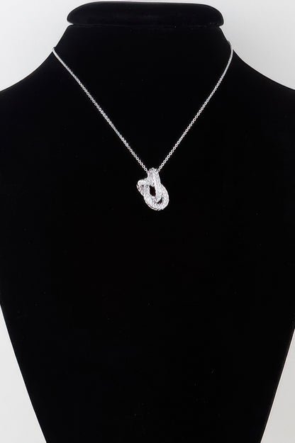 Braided Interweave Pendant Necklace - Tigbul's Variety Fashion Shop