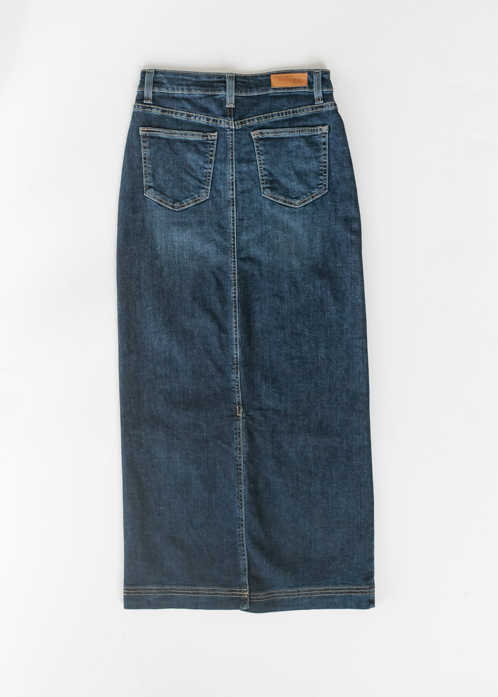 Bria Dark Wash Denim Maxi Skirt - FINAL SALE