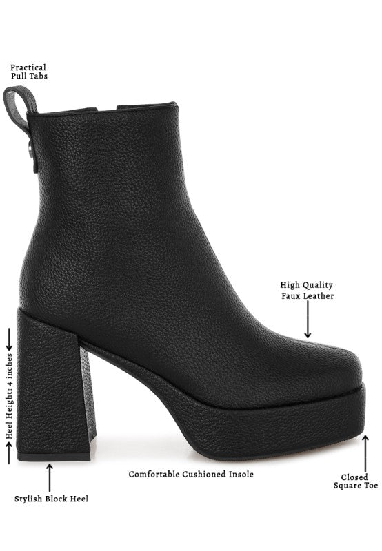 Poulin Faux Leather Chelsea Boots - Tigbul's Variety Fashion Shop