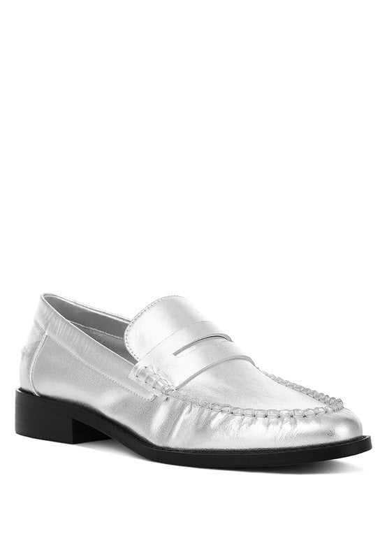 Plavia Genuine Leather Loafers - Tigbul's Variety Fashion Shop