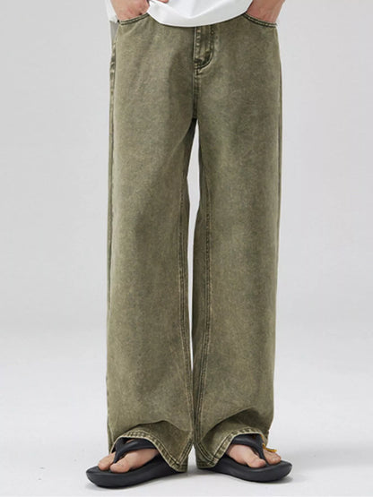 Men's Full Size Wide Leg Jeans Plus Size - Tigbul's Variety Fashion Shop