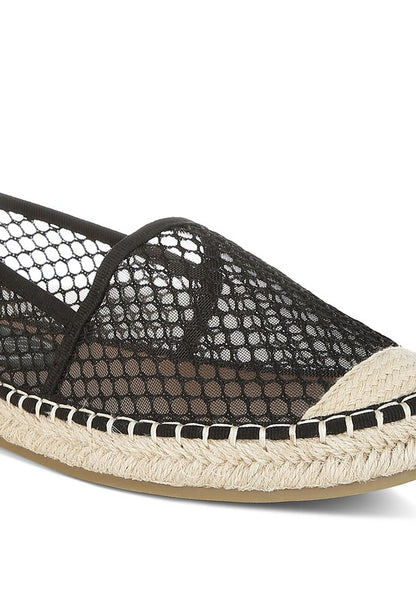 Manara Mesh Espadrille Loafers - Tigbul's Variety Fashion Shop