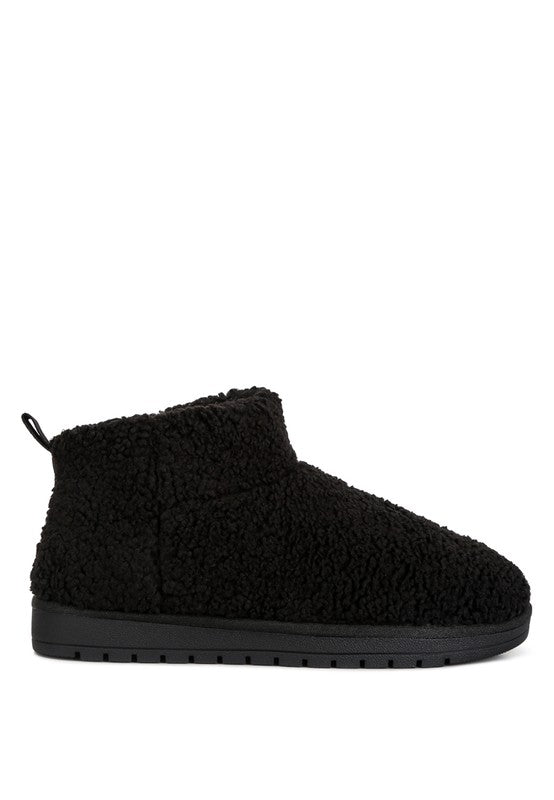 Anatole Fleece Exterior Fluffy Boots - Tigbul's Variety Fashion Shop