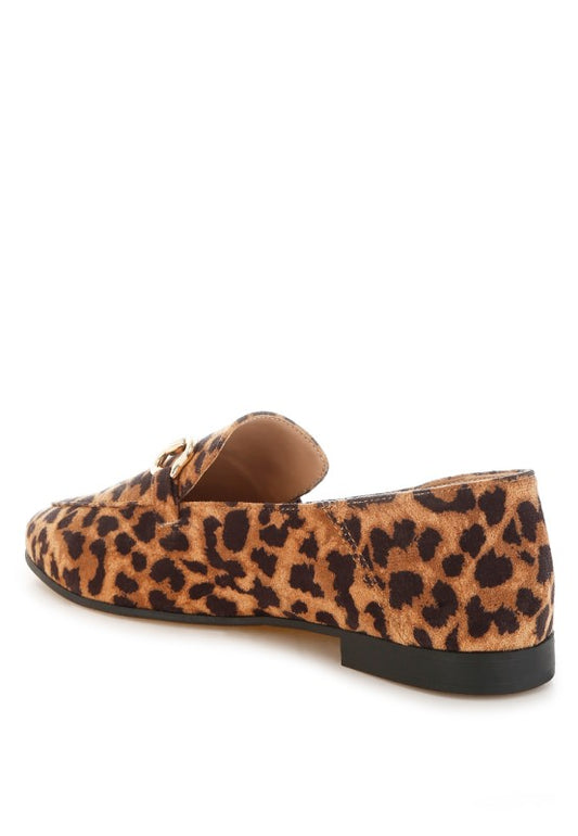 Noltas Horsebit Embellished Flat Loafers - Tigbul's Variety Fashion Shop