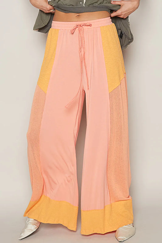 POL Drawstring Wide Leg Pants - Tigbul's Variety Fashion Shop
