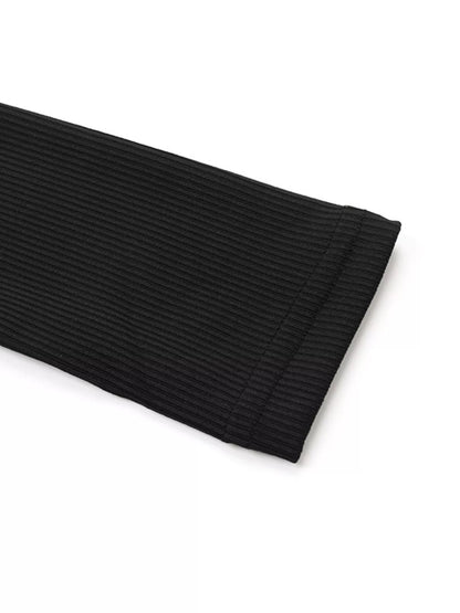 Ribbed Long Sleeve T-Shirt - Tigbul's Variety Fashion Shop