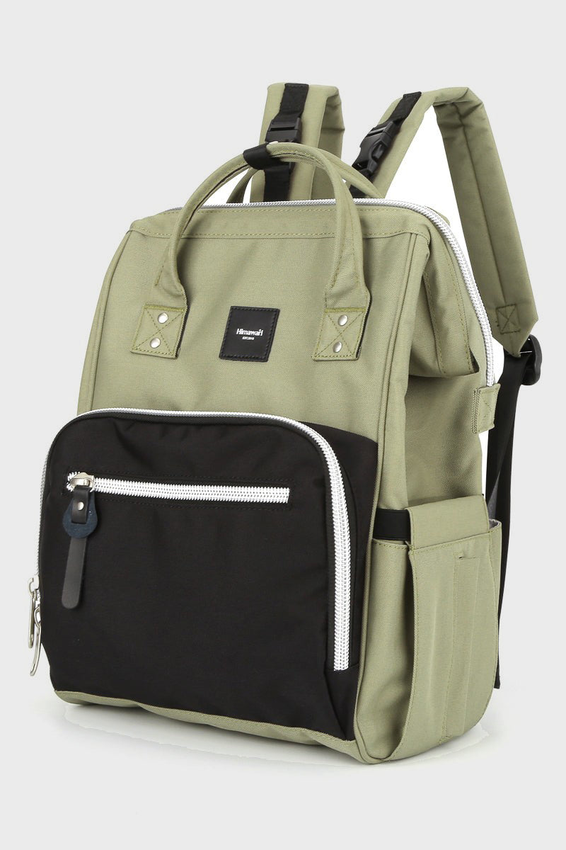 Himawari Waterproof Canvas Backpack Bag with Side Pockets - Tigbul's Variety Fashion Shop