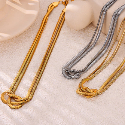 Titanium Steel Knot Necklace - Tigbuls Variety Fashion