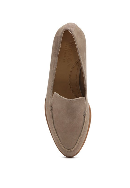 ANNA Leather Slip-On Loafers - Tigbul's Variety Fashion Shop