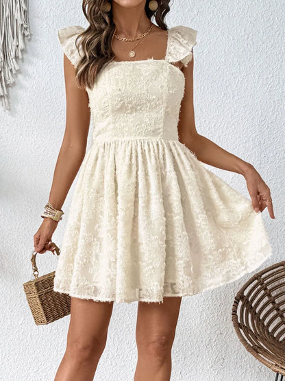 Cutout Cap Sleeve Mini Cami Dress - Tigbul's Variety Fashion Shop