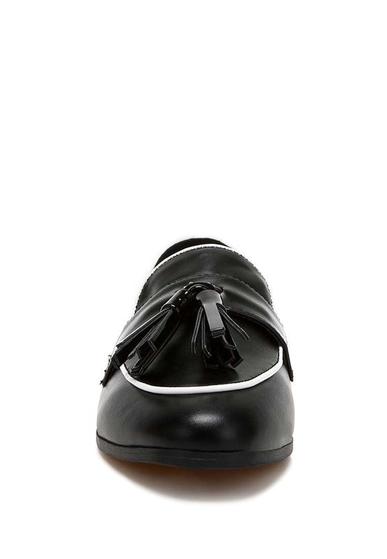 Mythos Dual Tone Tassel Loafers - Tigbul's Variety Fashion Shop