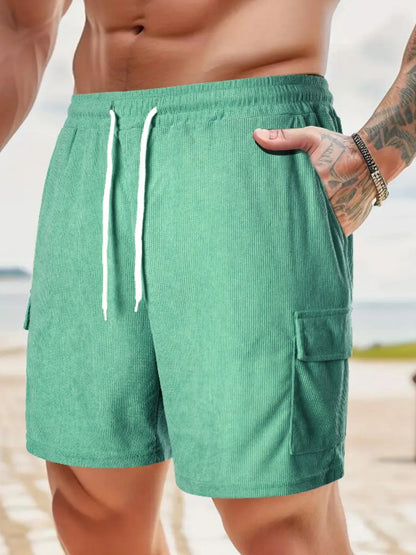 Men's Drawstring Shorts with Pockets - Tigbul's Variety Fashion Shop