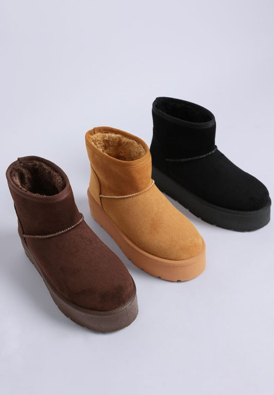 Derta Soft Microfiber Snow Boots - Tigbul's Variety Fashion Shop