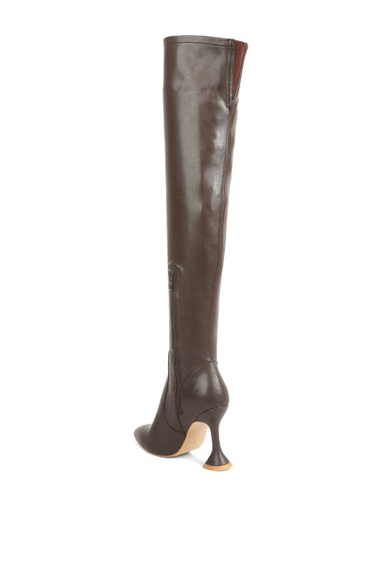 BRANDY OVER THE KNEE HIGH HEELED BOOTS - Tigbul's Variety Fashion Shop