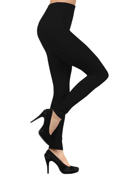 Solid Color Heavy Weight Fleece Leggings - Tigbul's Variety Fashion Shop