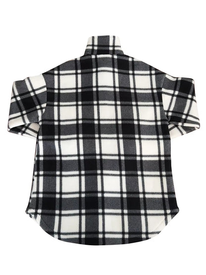 Plaid Button-Up Jacket - Tigbul's Variety Fashion Shop