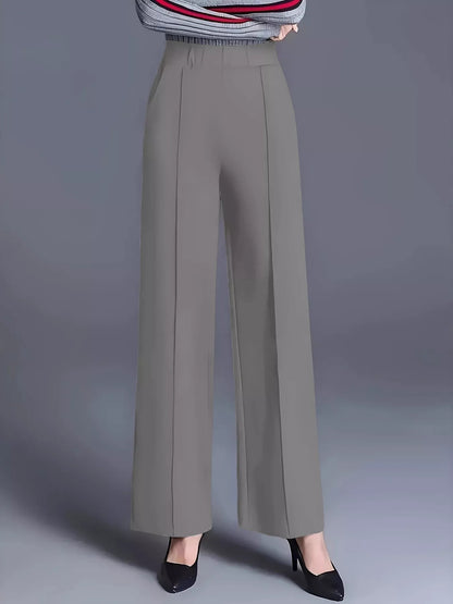 High-Waisted Wide Leg Pants - Tigbul's Variety Fashion Shop