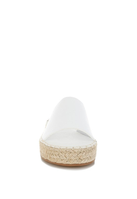 Scalar Genuine Soft Leather Espadrille Flatforms - Tigbul's Variety Fashion Shop