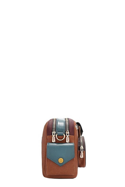 Nicole Lee USA Multi Pocket Messenger Bag - Tigbul's Variety Fashion Shop