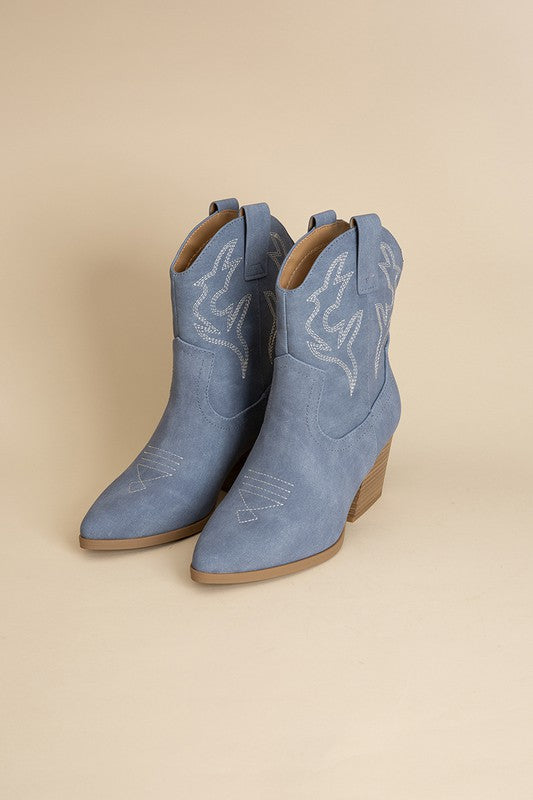 Women's Above Ankle Western Boots - Tigbuls Variety Fashion