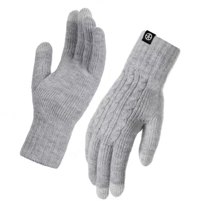 Cable Knit Touchscreen Gloves - Tigbul's Variety Fashion Shop