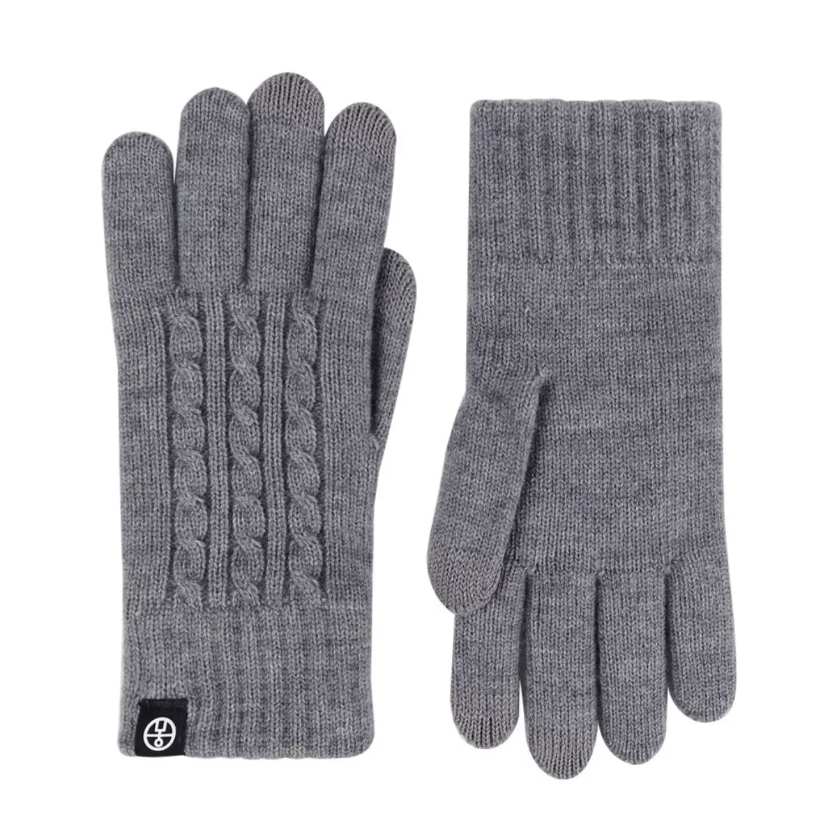 Cable Knit Touchscreen Gloves - Tigbul's Variety Fashion Shop