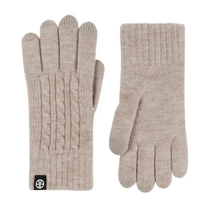 Cable Knit Touchscreen Gloves - Tigbul's Variety Fashion Shop