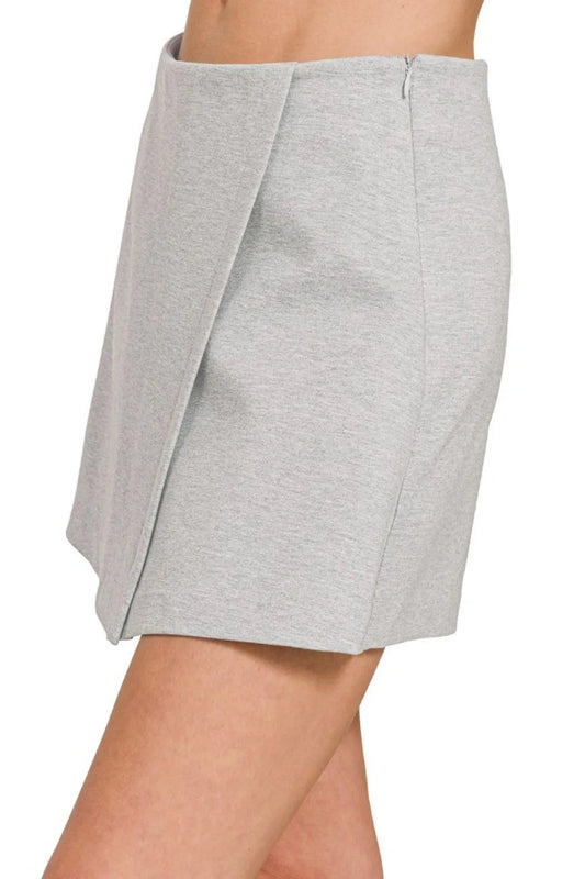 Zenana Wrap Front Skort - Tigbul's Variety Fashion Shop