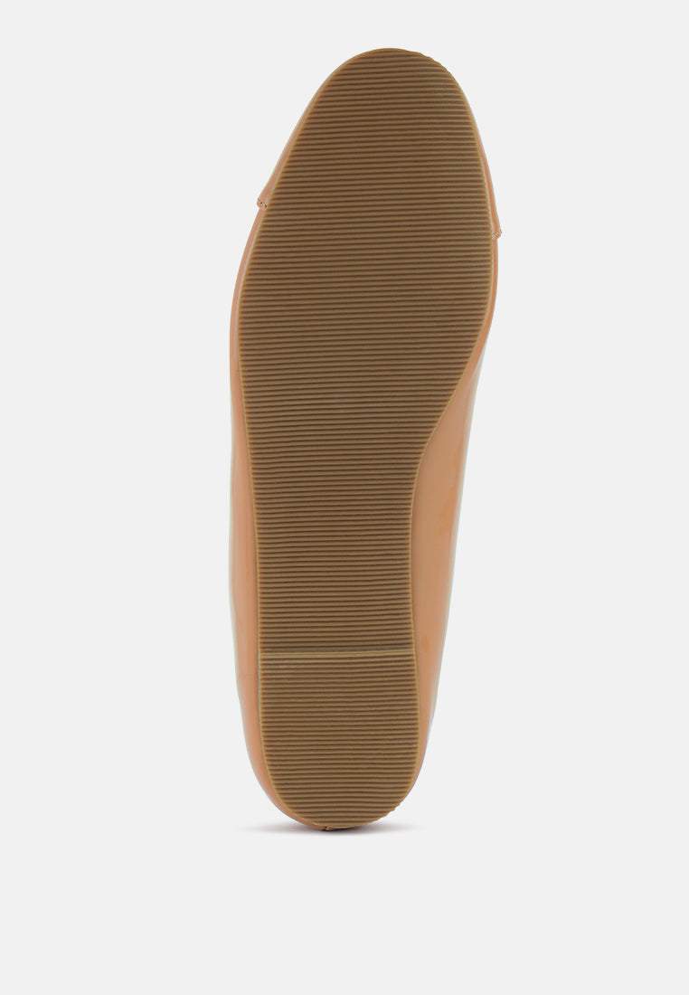 Camella Round Toe Ballerina Flat Shoes