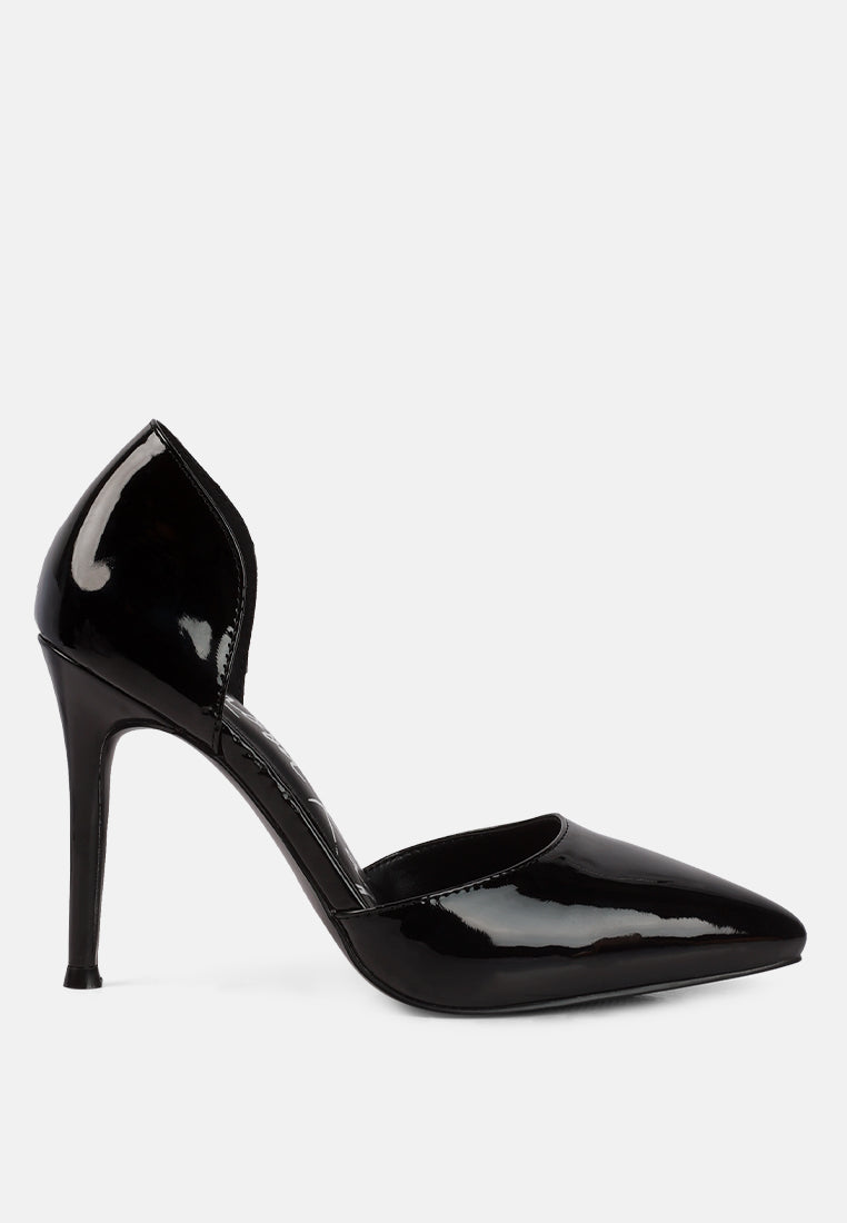 Candy Cane Patent Faux Leather High Heel Pumps - Tigbul's Variety Fashion Shop