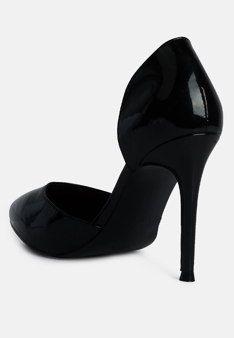 Candy Cane Patent Faux Leather High Heel Pumps - Tigbul's Variety Fashion Shop