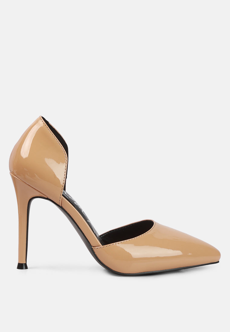 Candy Cane Patent Faux Leather High Heel Pumps - Tigbul's Variety Fashion Shop