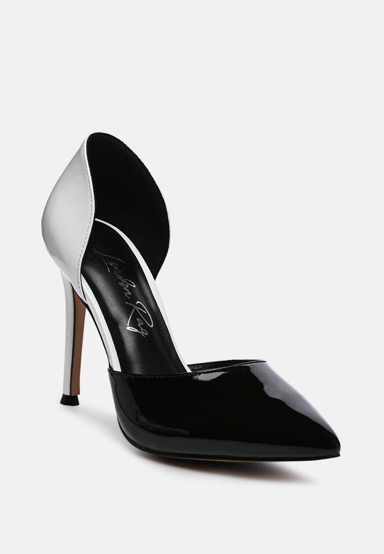Candy Cane Patent Faux Leather High Heel Pumps - Tigbul's Variety Fashion Shop