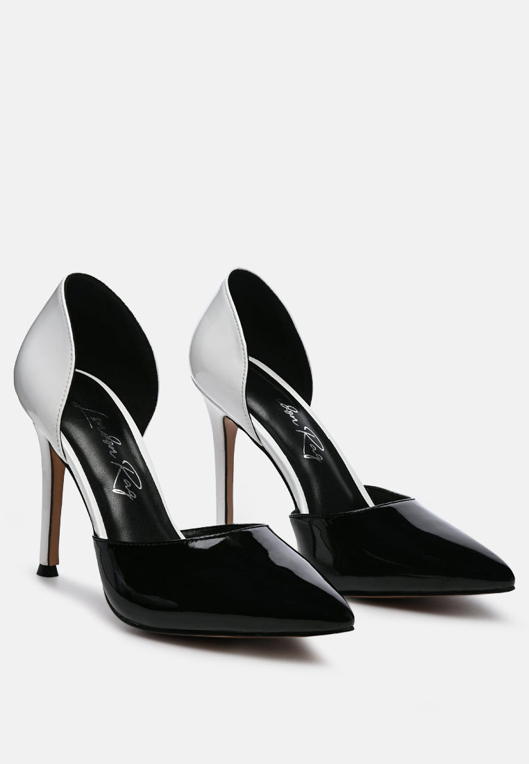 Candy Cane Patent Faux Leather High Heel Pumps - Tigbul's Variety Fashion Shop