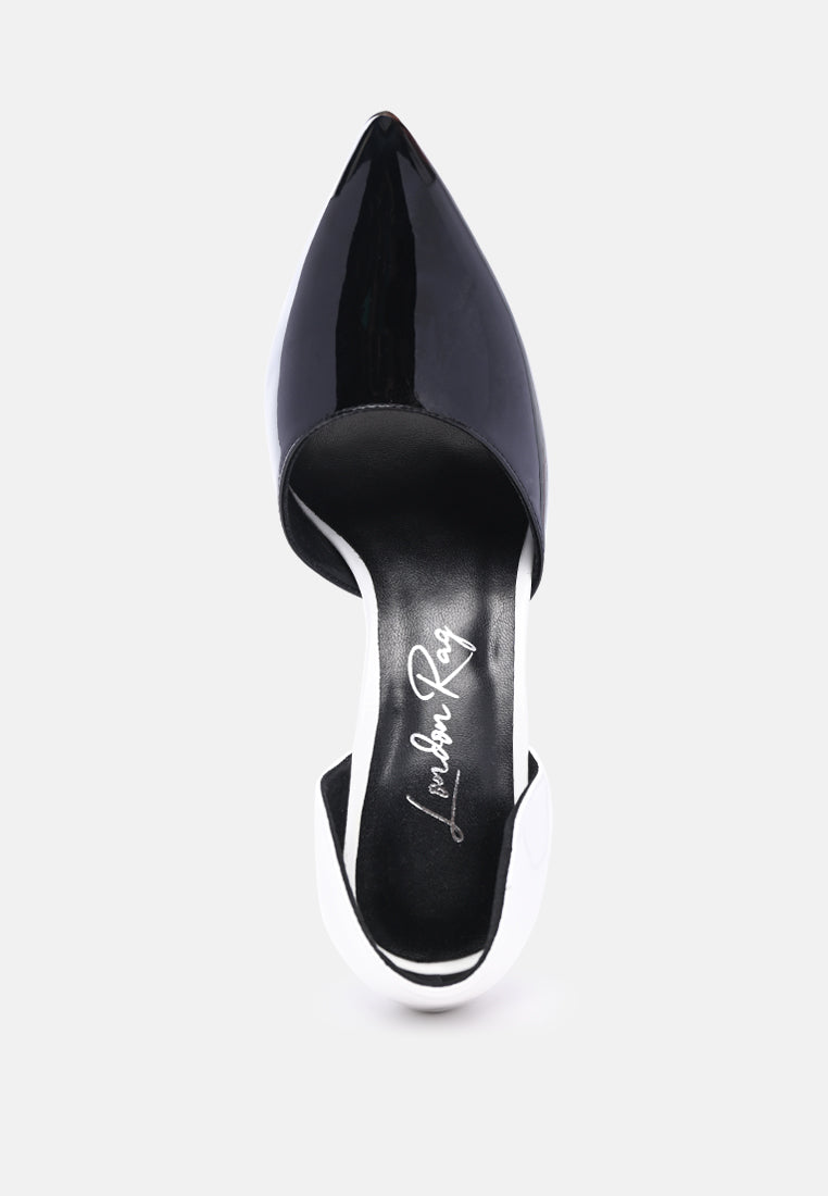 Candy Cane Patent Faux Leather High Heel Pumps - Tigbul's Variety Fashion Shop