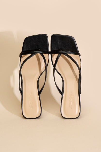 GADGET-S Thong Mule Heels - Tigbuls Variety Fashion