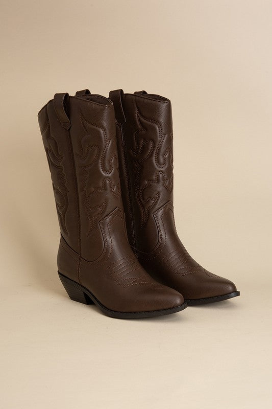 Rerun Western Boots - Tigbuls Variety Fashion