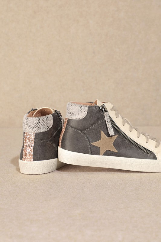 Star, High Top, Sneakers - Tigbul's Variety Fashion Shop