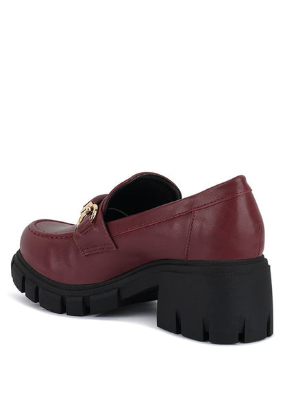 Evangeline Chunky Platform Loafers - Tigbuls Variety Fashion