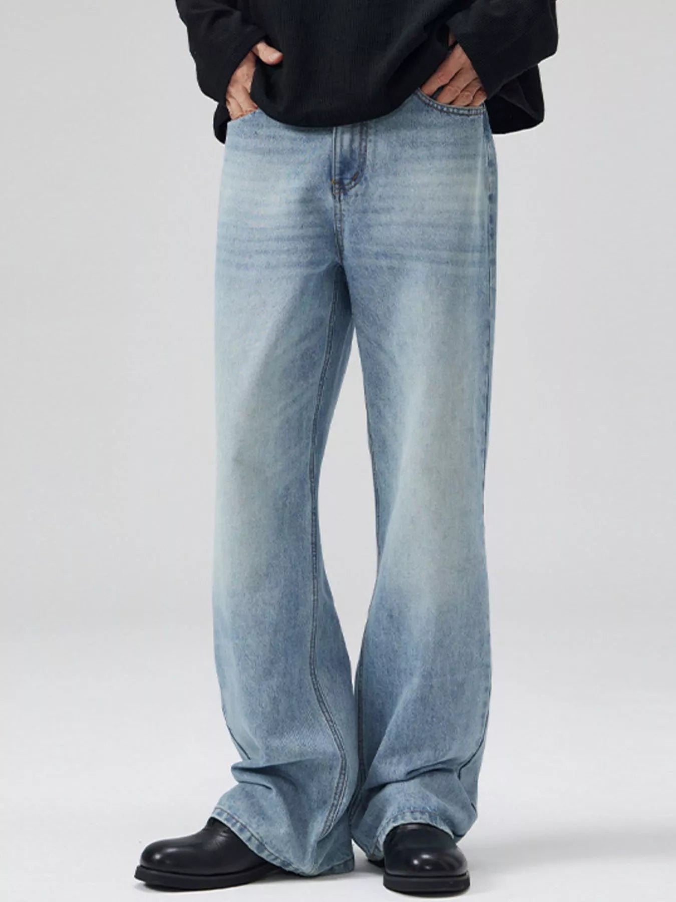 Men's Full Size Wide Leg Jeans Plus Size - Tigbul's Variety Fashion Shop