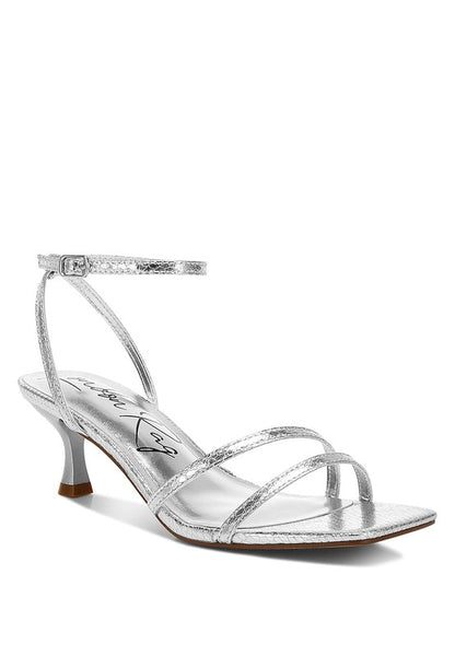 Deacon Faux Leather Strappy Sandals - Tigbul's Variety Fashion Shop