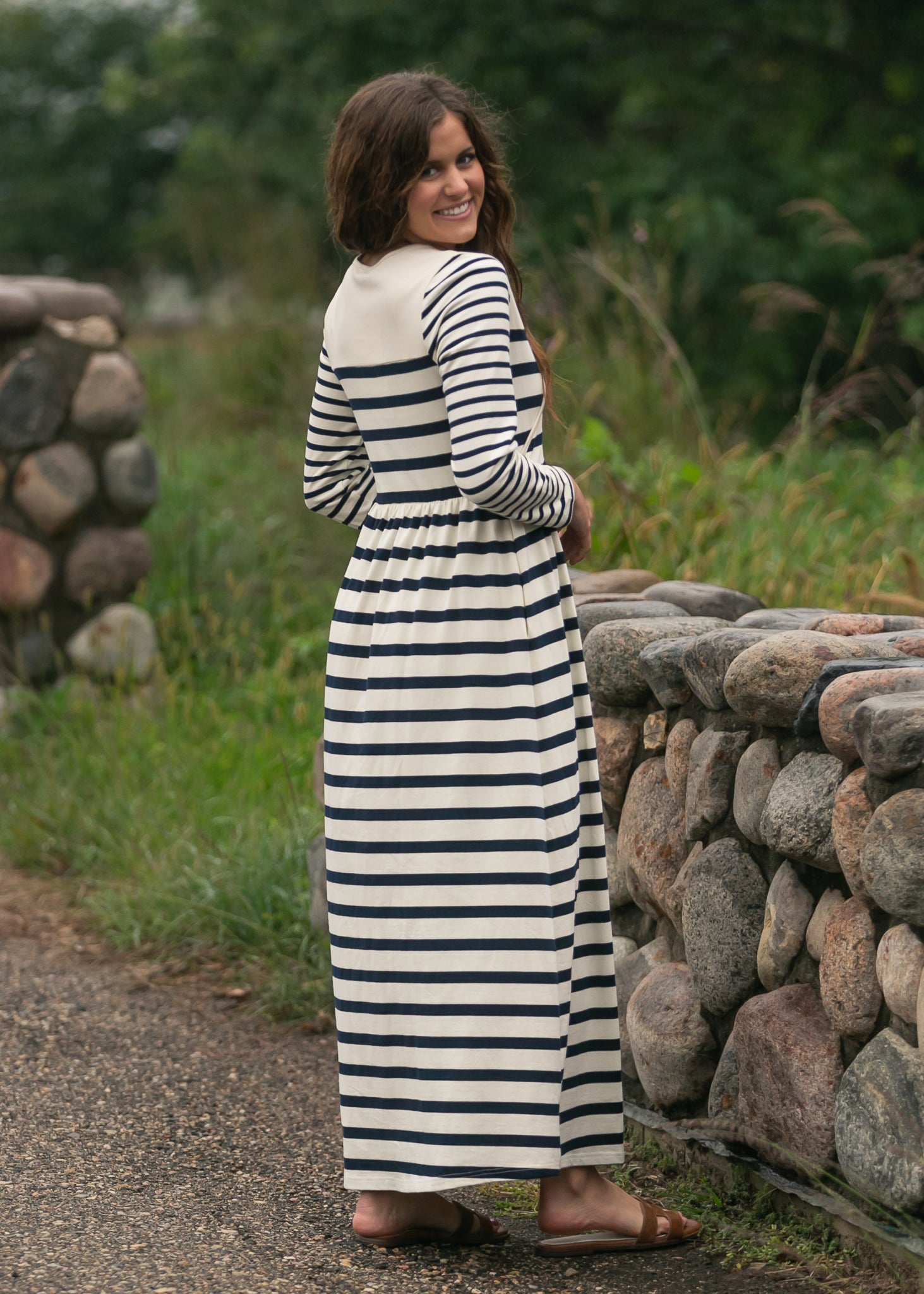 Celeste Striped Knit Maxi Dress - FINAL SALE