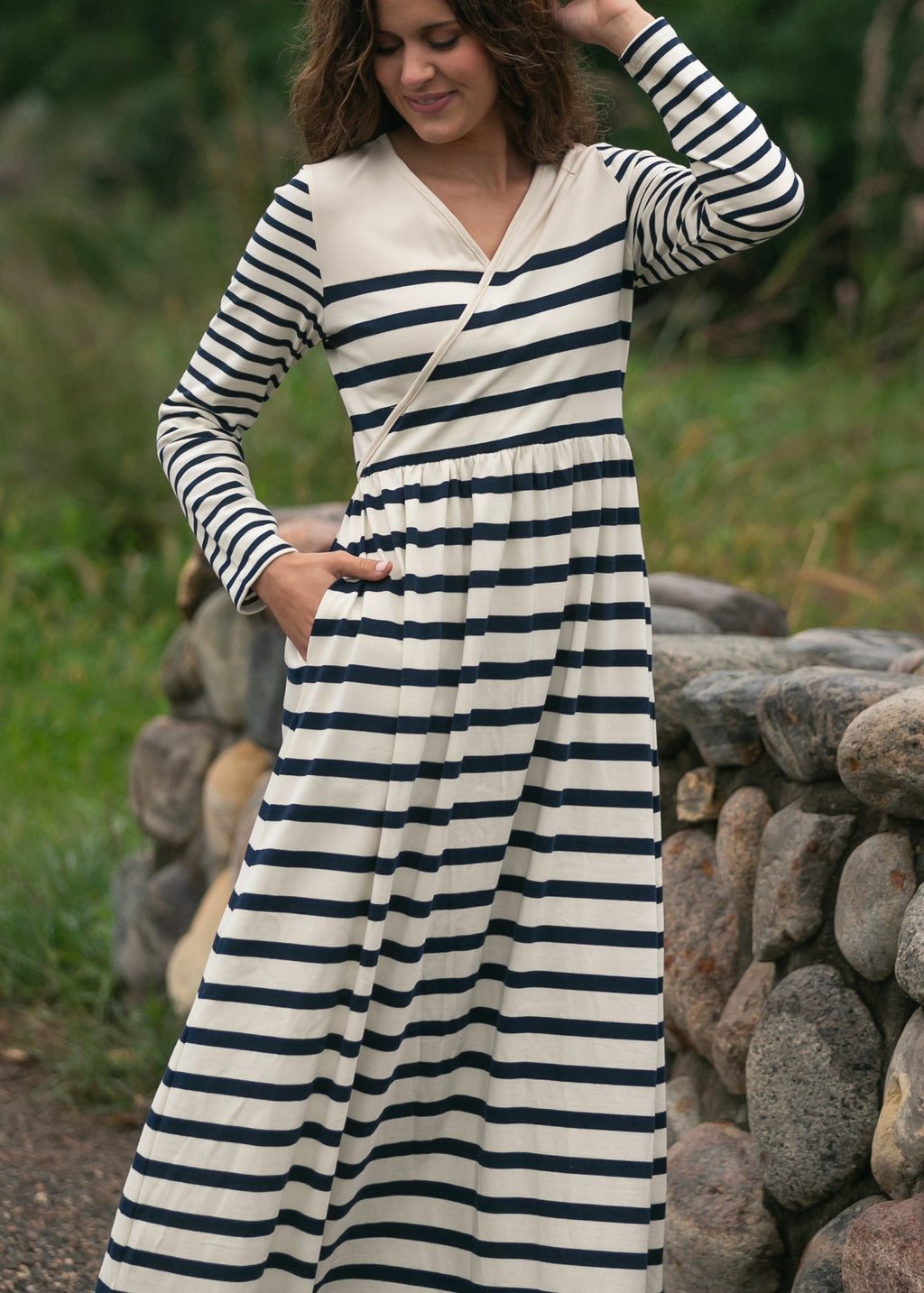 Celeste Striped Knit Maxi Dress - FINAL SALE